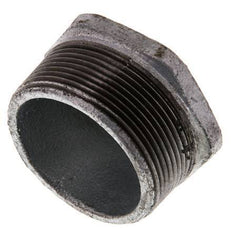 R 2'' x Rp 1/2'' M/F Anillo reductor de hierro fundido galvanizado 25 Bar