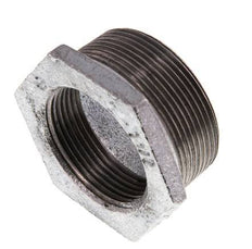 R 2'' x Rp 1 1/2'' M/F Anillo reductor de hierro fundido galvanizado 25 Bar