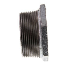 R 2'' x Rp 1 1/2'' M/F Anillo reductor de hierro fundido galvanizado 25 Bar