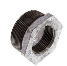 R 2'' x Rp 1 1/4'' M/F Anillo reductor de hierro fundido zincado 25 Bar