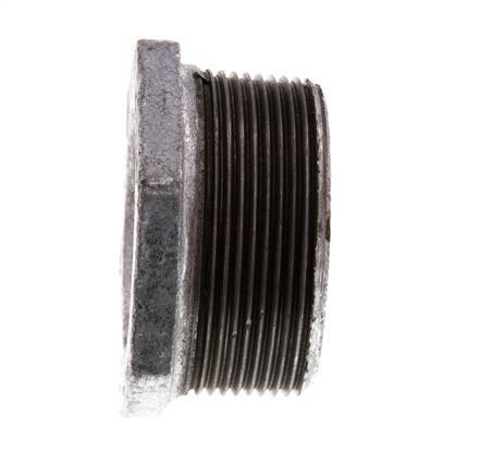 R 2'' x Rp 1 1/4'' M/F Anillo reductor de hierro fundido zincado 25 Bar