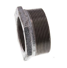 R 2 1/2'' x Rp 2'' M/F Anillo reductor de hierro fundido galvanizado 25 Bar