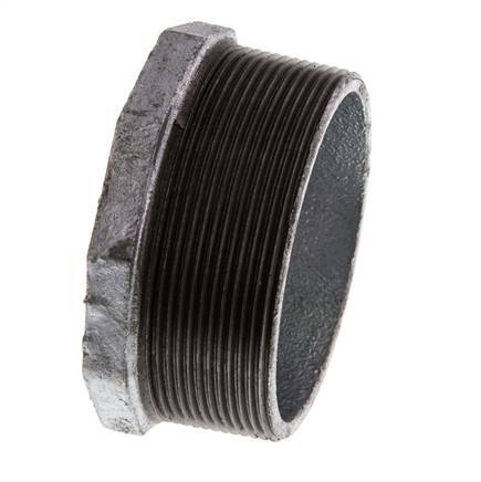 R 3'' x Rp 1 1/2'' M/F Anillo reductor de hierro fundido galvanizado 25 Bar