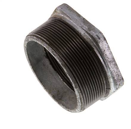R 3'' x Rp 2 1/2'' M/F Zinc plated Cast iron Reducing Ring 25 Bar