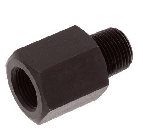 3/8'' NPT x G 3/8'' M/F Anillo reductor de acero nitrificado 700 Bar - Hidráulico