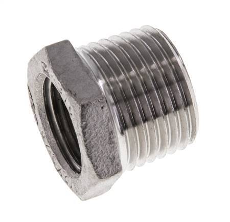 1/2'' NPT x 3/8'' NPT M/F Stainless steel Reducing Ring 16 Bar [2 Pieces]
