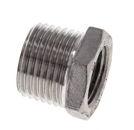 1/2'' NPT x 3/8'' NPT M/F Stainless steel Reducing Ring 16 Bar [2 Pieces]