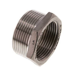 R 1 1/2'' x Rp 1 1/4'' M/F Anillo reductor de acero inoxidable 16 Bar