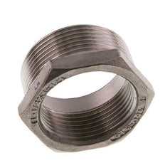R 1 1/2'' x Rp 1 1/4'' M/F Anillo reductor de acero inoxidable 16 Bar