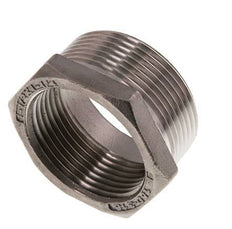 R 1 1/2'' x Rp 1 1/4'' M/F Anillo reductor de acero inoxidable 16 Bar