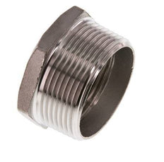 R 1 1/2'' x Rp 1 1/4'' M/F Anillo reductor de acero inoxidable 16 Bar