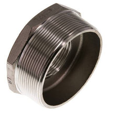R 3'' x Rp 1 1/2'' M/F Anillo reductor de acero inoxidable 16 Bar