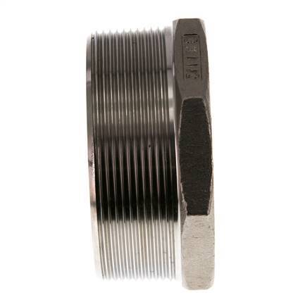 R 3'' x Rp 1 1/2'' M/F Anillo reductor de acero inoxidable 16 Bar