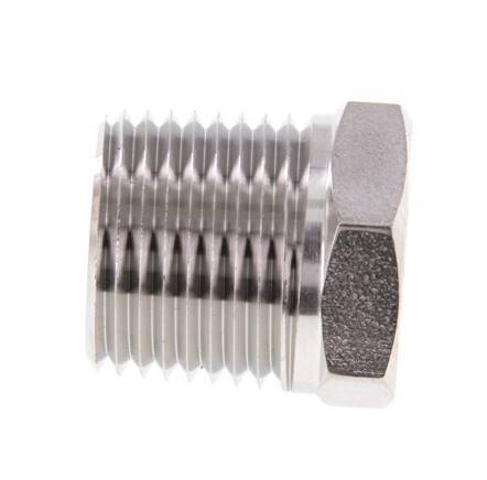 1/2'' NPT x 1/4'' NPT M/F Anillo reductor de acero inoxidable 210 Bar - Hidráulico