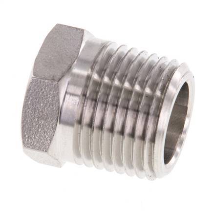 1/2'' NPT x 3/8'' NPT M/F Anillo reductor de acero inoxidable 210 Bar - Hidráulico