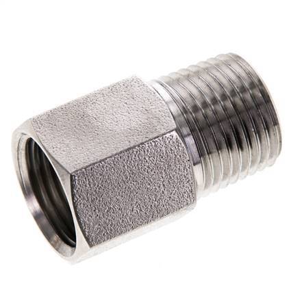 1/2'' NPT x 1/2'' NPT M/F Barra de extensión 345 de acero inoxidable - Hidráulica