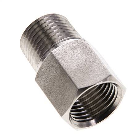 1/2'' NPT x 1/2'' NPT M/F Barra de extensión 345 de acero inoxidable - Hidráulica