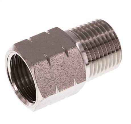 1/2'' NPT x G 1/2'' M/F Stainless steel Reducing Ring 40 Bar - Hydraulic