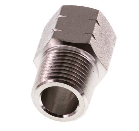 1/2'' NPT x G 1/2'' M/F Anillo reductor de acero inoxidable 40 Bar - Hidráulico