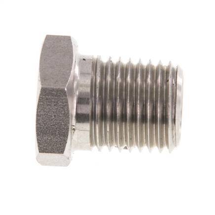 1/4'' NPT x 1/8'' NPT M/F Anillo reductor de acero inoxidable 275 Bar - Hidráulico