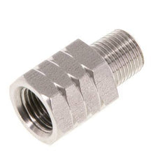 R 1/8'' x 1/8'' NPT M/F Anillo reductor de acero inoxidable 40 Bar - Hidráulico