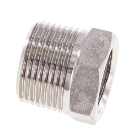 3/4'' NPT x 1/2'' NPT M/F Anillo reductor de acero inoxidable 170 Bar - Hidráulico