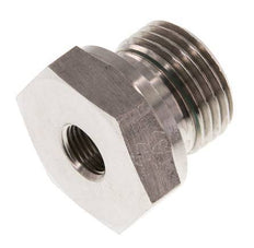 G 1/2'' x G 1/8'' M/F Adaptador reductor de acero inoxidable 630 Bar - Hidráulico
