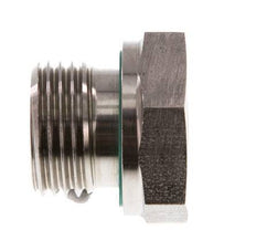 G 1/2'' x G 1/8'' M/F Adaptador reductor de acero inoxidable 630 Bar - Hidráulico
