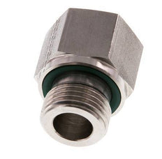 G 1/2'' x G 3/8'' M/F Adaptador reductor de acero inoxidable 630 Bar - Hidráulico