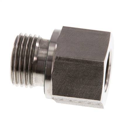 G 1/2'' x G 3/8'' M/F Adaptador reductor de acero inoxidable 630 Bar - Hidráulico