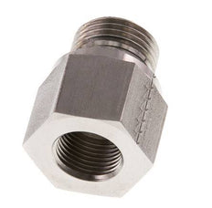 G 1/2'' x G 3/8'' M/F Adaptador reductor de acero inoxidable 630 Bar - Hidráulico