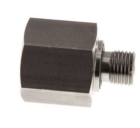 G 1/4'' x G 1/2'' M/F Adaptador reductor de acero inoxidable 630 Bar - Hidráulico