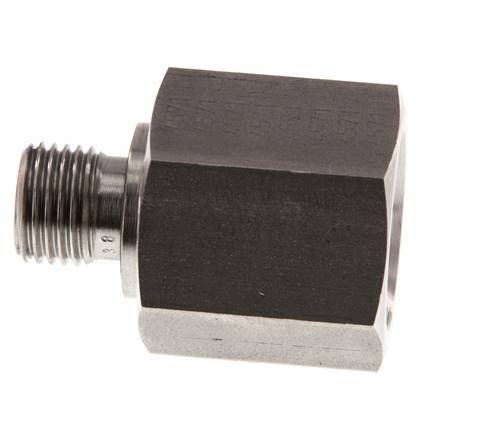 G 1/4'' x G 1/2'' M/F Adaptador reductor de acero inoxidable 630 Bar - Hidráulico
