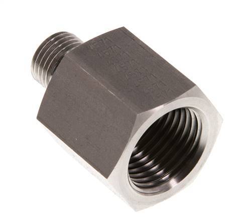 G 1/4'' x G 1/2'' M/F Adaptador reductor de acero inoxidable 630 Bar - Hidráulico