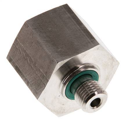 G 1/4'' x G 3/4'' M/F Adaptador reductor de acero inoxidable 630 Bar - Hidráulico