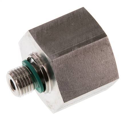 G 1/4'' x G 3/4'' M/F Adaptador reductor de acero inoxidable 630 Bar - Hidráulico