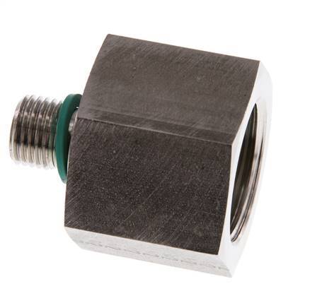 G 1/4'' x G 3/4'' M/F Adaptador reductor de acero inoxidable 630 Bar - Hidráulico