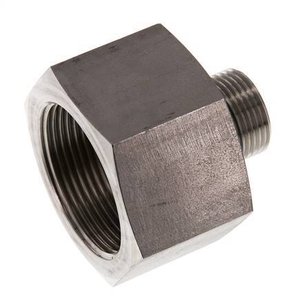 G 3/4'' x G 1 1/2'' M/F Adaptador reductor de acero inoxidable 315 Bar - Hidráulico