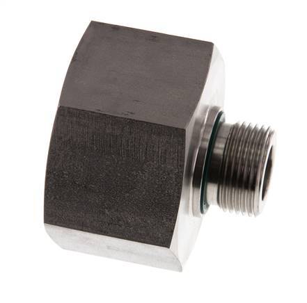 G 3/4'' x G 1 1/2'' M/F Adaptador reductor de acero inoxidable 315 Bar - Hidráulico