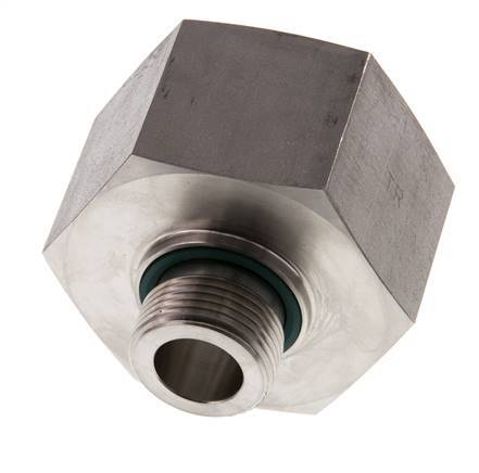 G 3/4'' x G 1 1/2'' M/F Adaptador reductor de acero inoxidable 315 Bar - Hidráulico
