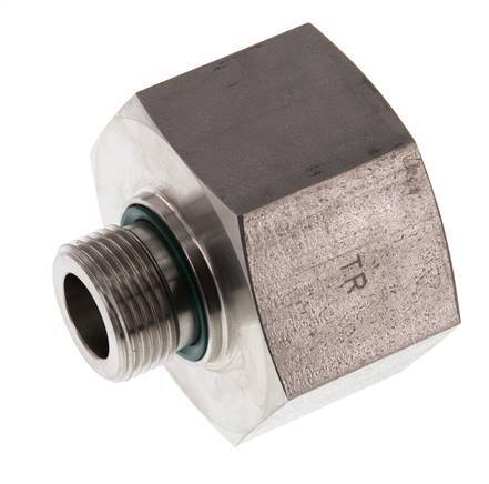 G 3/4'' x G 1 1/2'' M/F Adaptador reductor de acero inoxidable 315 Bar - Hidráulico