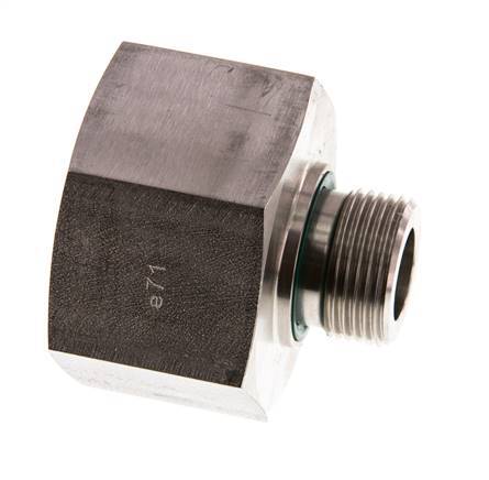G 3/4'' x G 1 1/4'' M/F Adaptador reductor de acero inoxidable 400 Bar - Hidráulico
