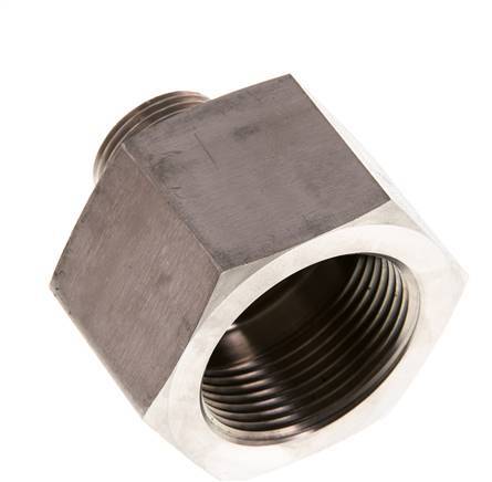 G 3/4'' x G 1 1/4'' M/F Adaptador reductor de acero inoxidable 400 Bar - Hidráulico