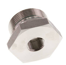 G 1 1/2'' x G 1/2'' M/F Adaptador reductor de acero inoxidable 315 Bar - Hidráulico