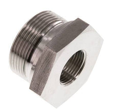 G 1 1/2'' x G 3/4'' M/F Stainless steel Reducing Adapter 315 Bar - Hydraulic