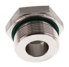 G 1 1/2'' x G 3/4'' M/F Stainless steel Reducing Adapter 315 Bar - Hydraulic