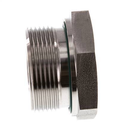 G 1 1/2'' x G 3/4'' M/F Stainless steel Reducing Adapter 315 Bar - Hydraulic