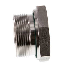 G 1 1/2'' x G 3/4'' M/F Stainless steel Reducing Adapter 315 Bar - Hydraulic