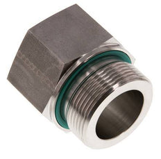 G 1 1/2'' x G 1 1/4'' M/F Adaptador reductor de acero inoxidable 315 Bar - Hidráulico