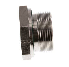 G 1 1/4'' x G 3/4'' M/F Stainless steel Reducing Adapter 400 Bar - Hydraulic